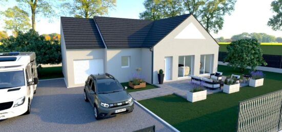 Maison neuve à Flancourt-Catelon, Normandie