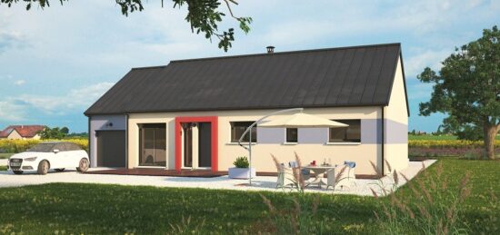 Maison neuve à Vaux-sur-Eure, Normandie