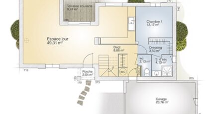 Roquemaure Maison neuve - 2624497-269157_plan-maison-aigue-marine-125-tradition-rdc.jpg Maisons Balency