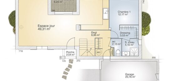 Maison neuve à , Gard