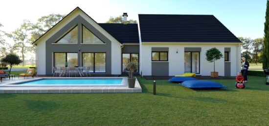 Maison neuve à Tourny, Normandie