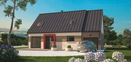 Maison neuve à Fains, Normandie