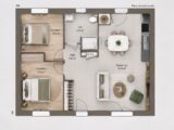 Maison à construire à Le Cailar (30740) 2634566-11872modele820260814CeC3T.jpeg Maisons Balency