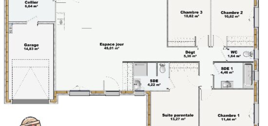 Maison neuve à , Gard