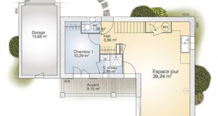 Aubais Maison neuve - 2639384-269461_plan-maison-tourmaline-90-tradition-rdc.jpg Maisons Balency