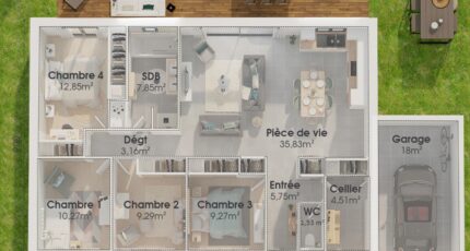 Pouzolles Maison neuve - 2580079-4586modele7202106240TL2N.jpeg Maisons Balency
