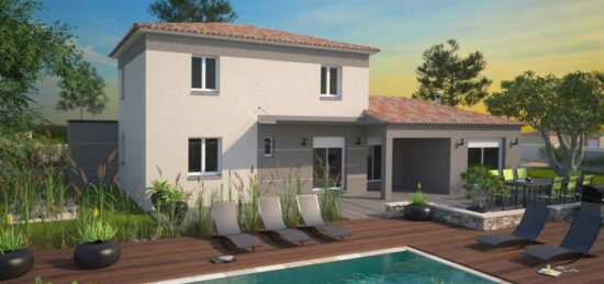 Maison neuve à Montfaucon, Occitanie