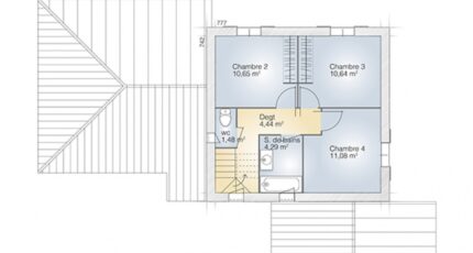 Aigaliers Maison neuve - 2647120-269153_plan-maison-aigue-marine-125-elegance-etage.jpg Maisons Balency