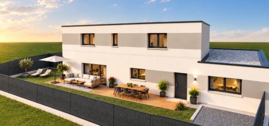 Maison neuve à Franqueville-Saint-Pierre, Normandie