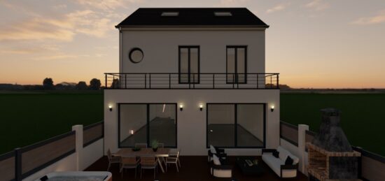Maison neuve à , Seine-Saint-Denis
