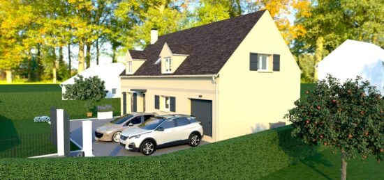 Maison neuve à La Saussaye, Normandie