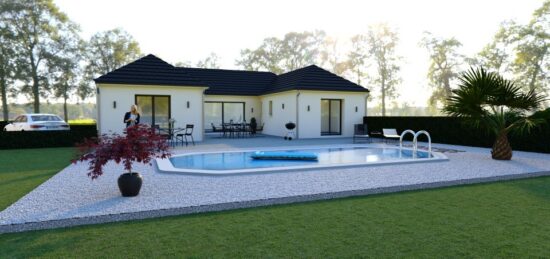Maison neuve à La Londe, Normandie