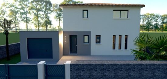 Maison neuve à Tresserre, Occitanie