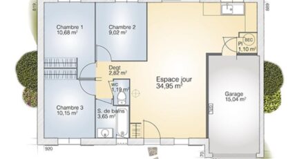 Paulhan Maison neuve - 2570128-269977_plan-maison-opale-g-73-f-elegance.jpg Maisons Balency