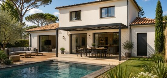 Maison neuve à Montagnac, Occitanie