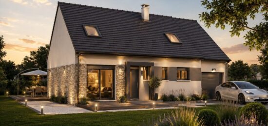 Maison neuve à Pierres, Centre-Val de Loire